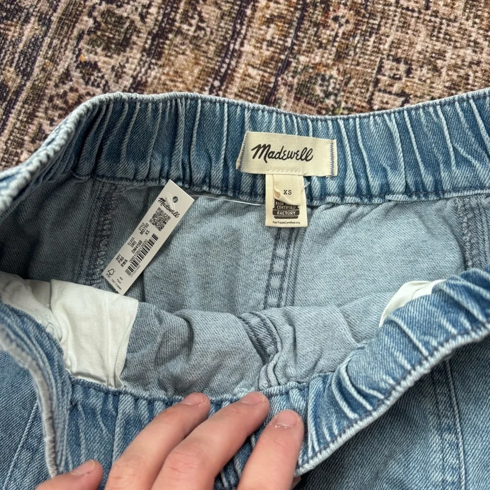 NWT Madewell pull on denim‎ shorts